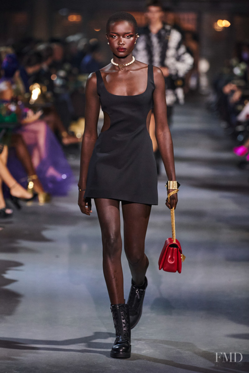 Akon Changkou featured in  the Valentino fashion show for Spring/Summer 2022