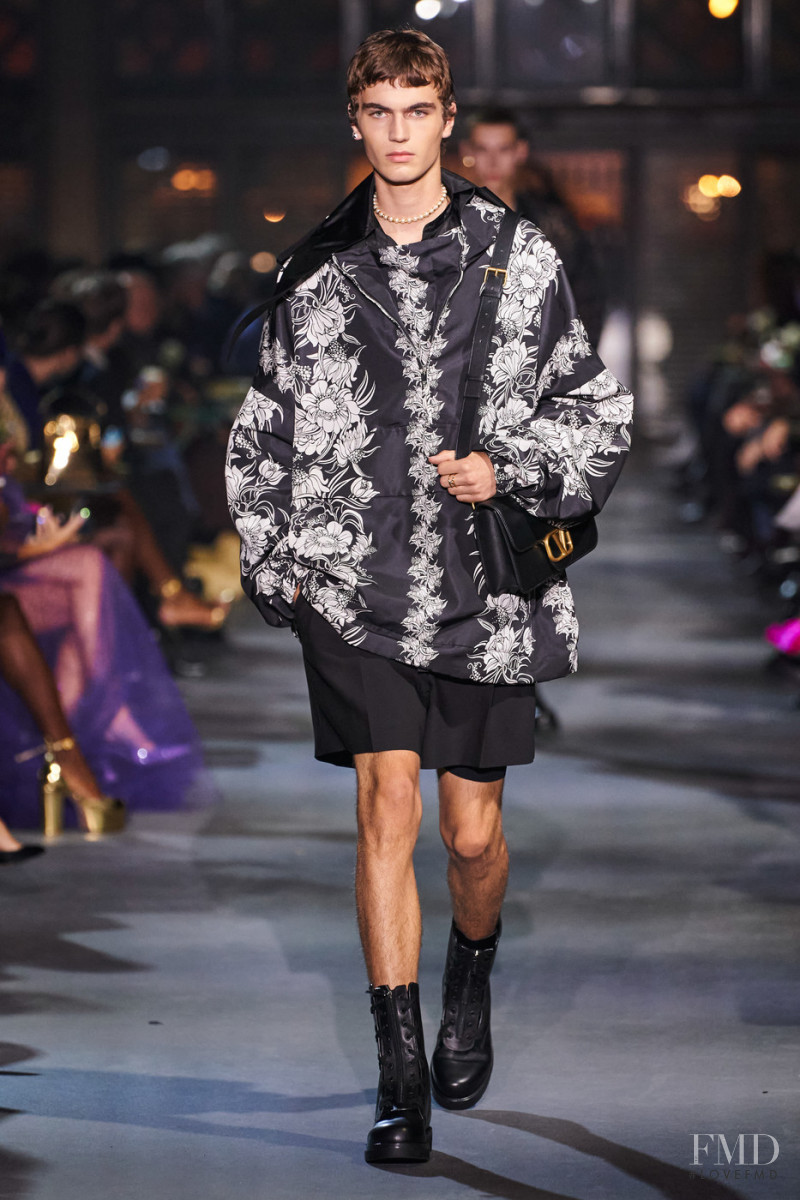 Lars Jammaers featured in  the Valentino fashion show for Spring/Summer 2022