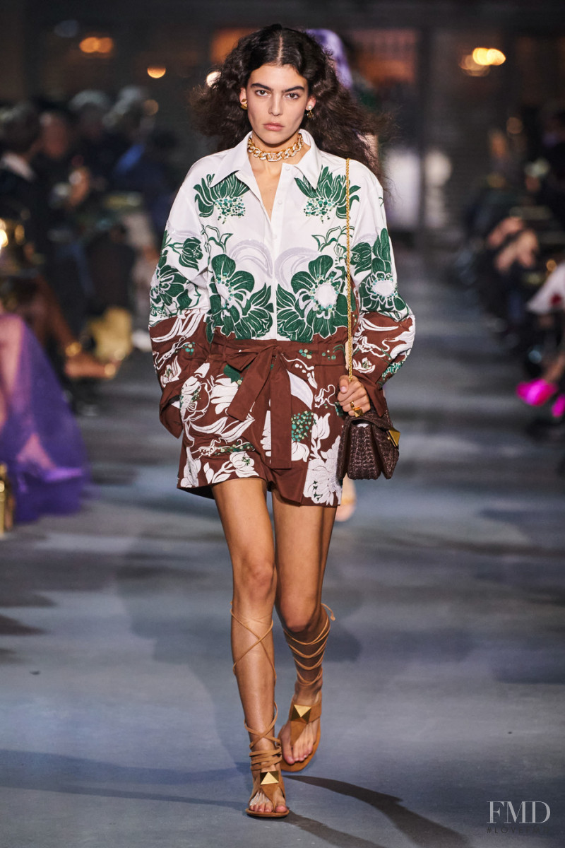 Julia Pacha featured in  the Valentino fashion show for Spring/Summer 2022