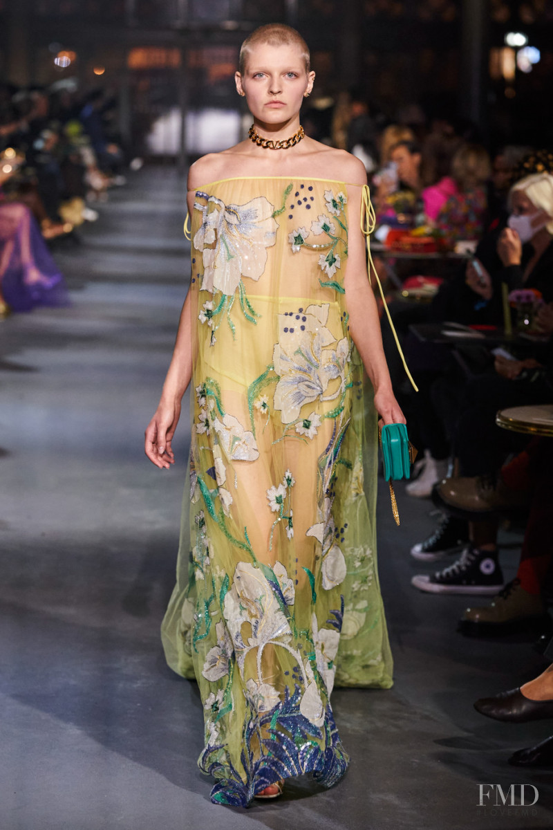 Ann-Sophie B featured in  the Valentino fashion show for Spring/Summer 2022