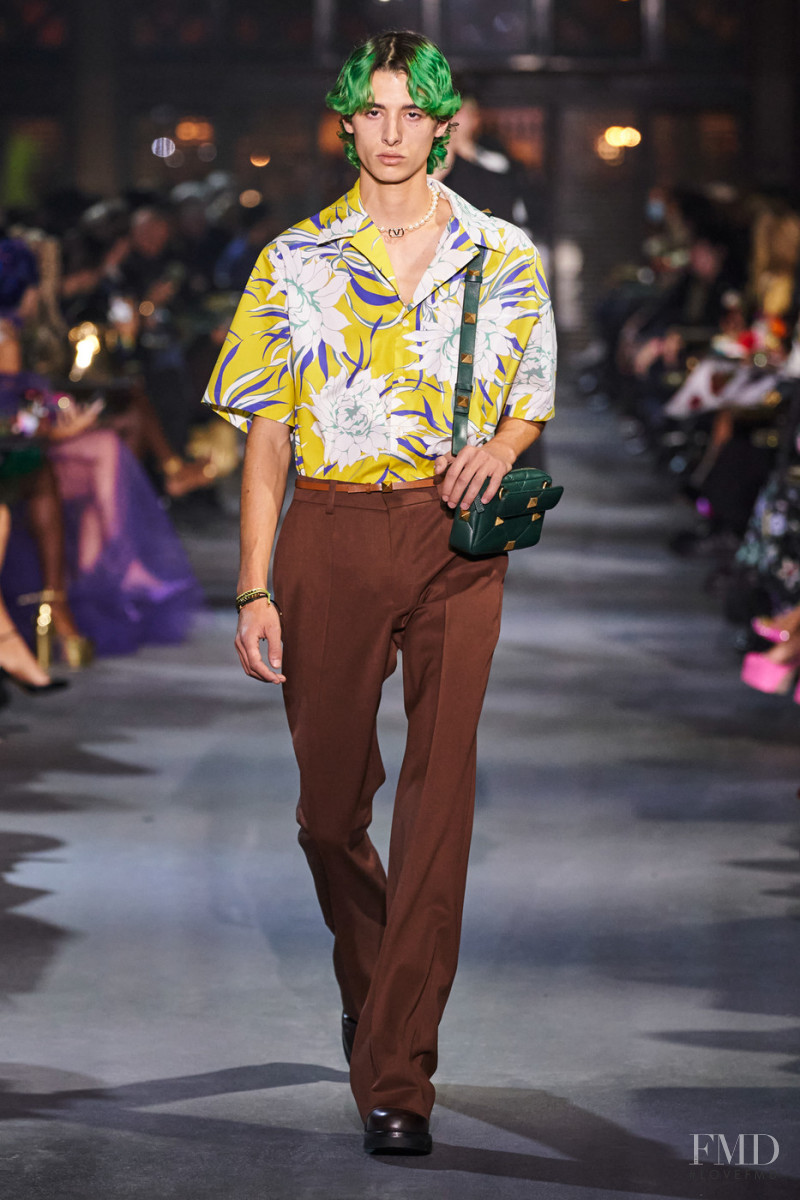 Arthur Sury featured in  the Valentino fashion show for Spring/Summer 2022