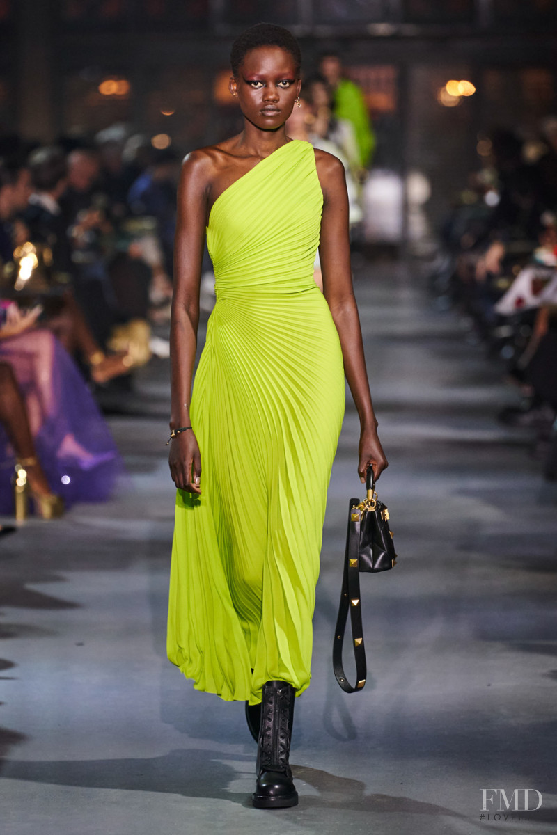 Caren Jepkemei featured in  the Valentino fashion show for Spring/Summer 2022