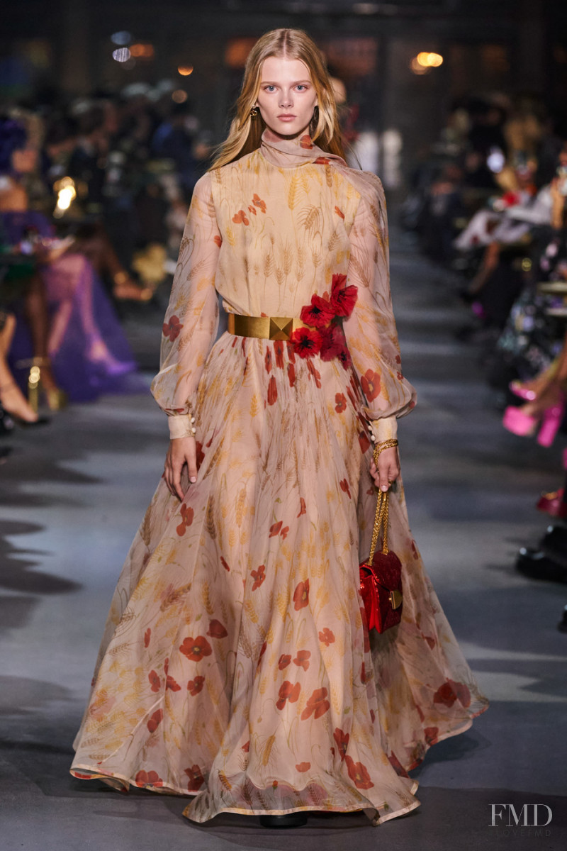Sophia Enggaard featured in  the Valentino fashion show for Spring/Summer 2022