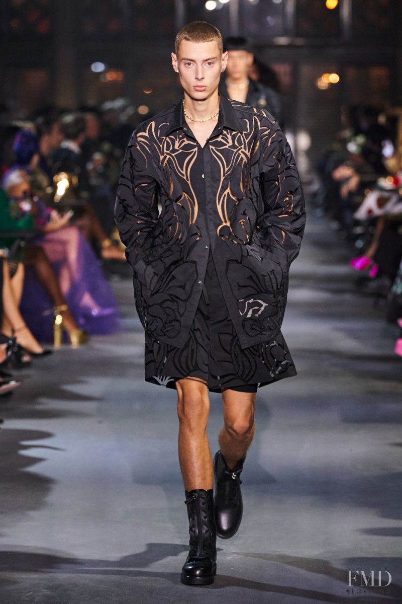 Callum Heslop featured in  the Valentino fashion show for Spring/Summer 2022