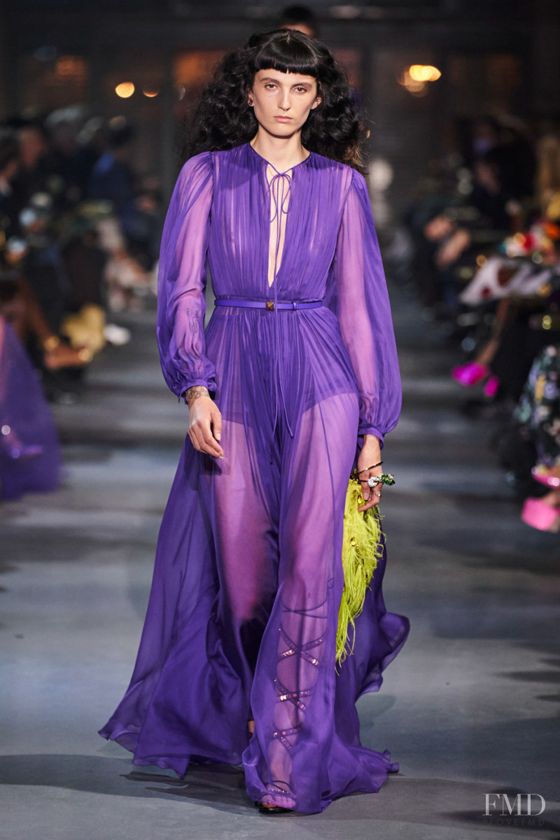 Lucia Fairfull featured in  the Valentino fashion show for Spring/Summer 2022