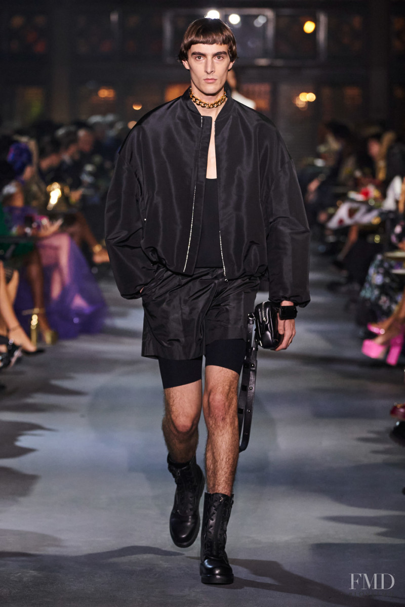 Goya Roche featured in  the Valentino fashion show for Spring/Summer 2022