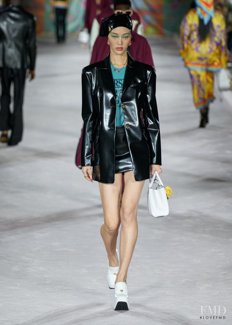 So Ra Choi featured in  the Versace fashion show for Spring/Summer 2022