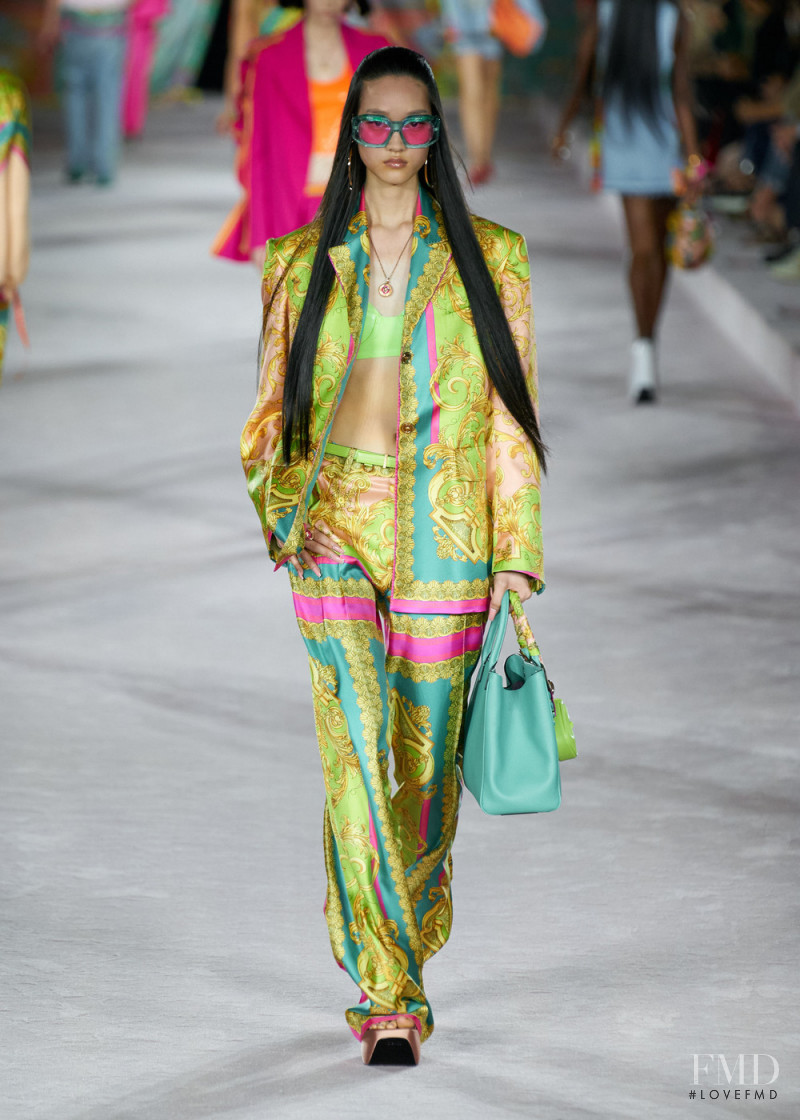 Chloe Oh featured in  the Versace fashion show for Spring/Summer 2022