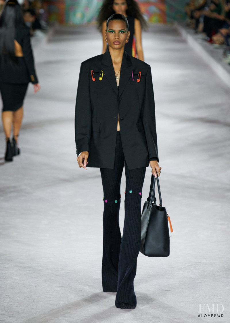 Lina Cruz featured in  the Versace fashion show for Spring/Summer 2022