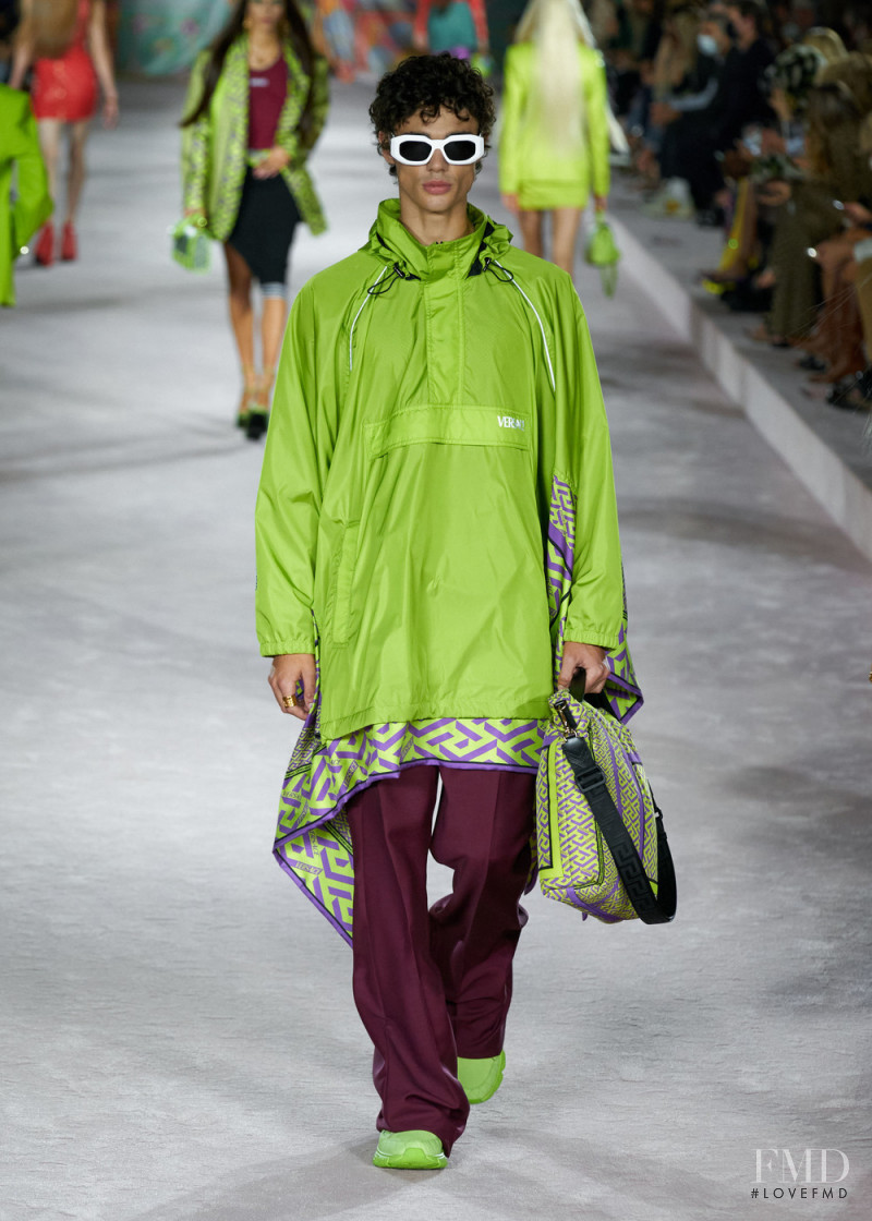 Fernando Lindez featured in  the Versace fashion show for Spring/Summer 2022