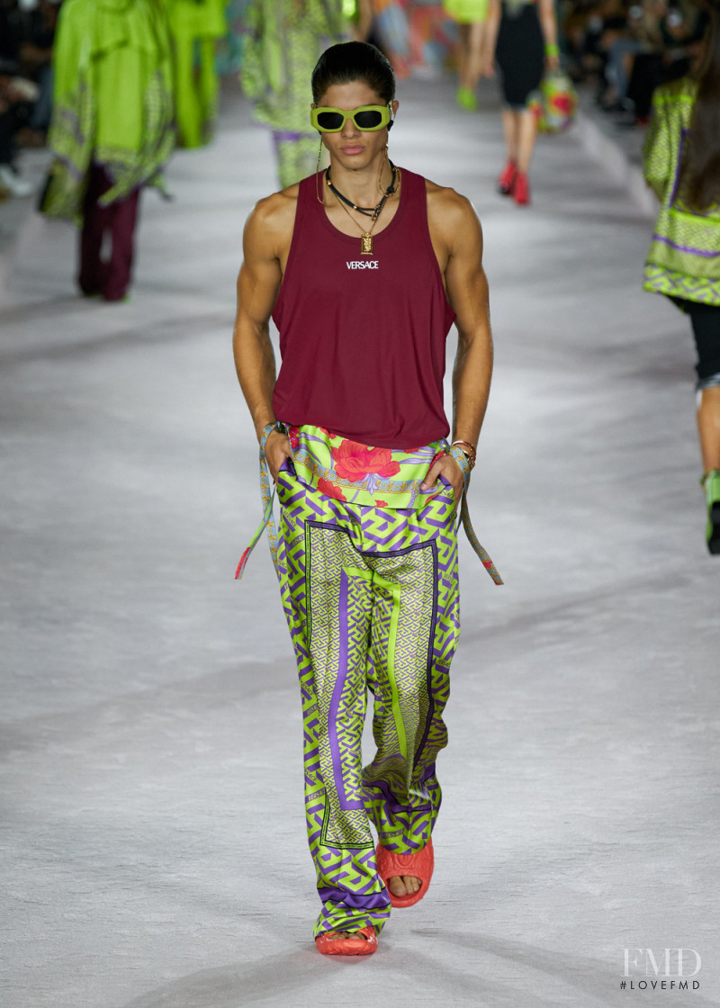 Nacho Penin featured in  the Versace fashion show for Spring/Summer 2022