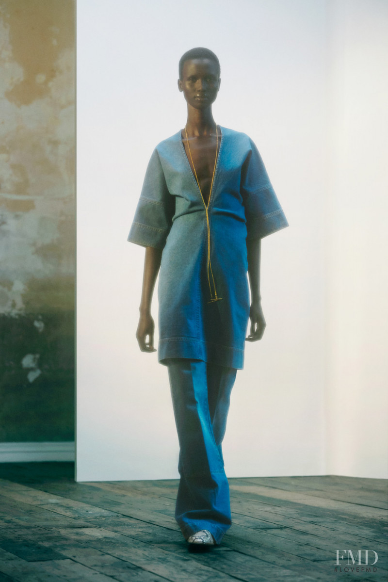 Amar Akway featured in  the Victoria Beckham fashion show for Spring/Summer 2022