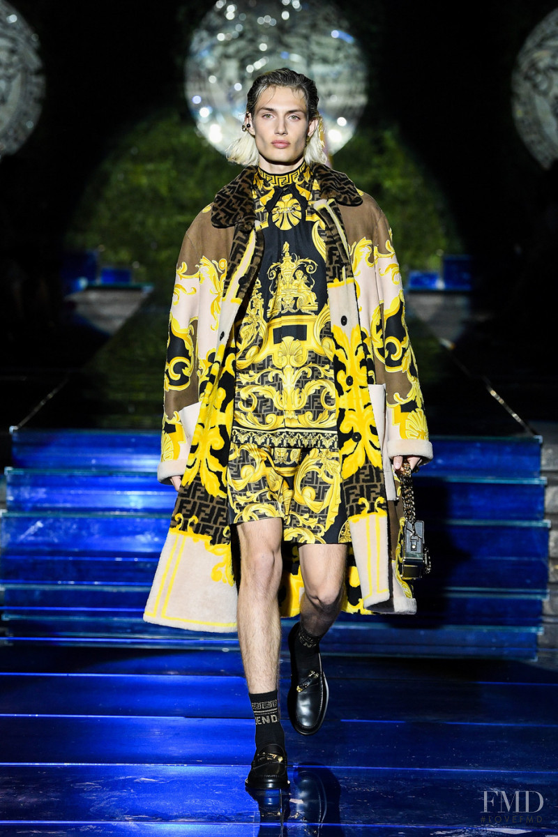 Thatcher Thornton featured in  the Versace by Fendi fashion show for Spring/Summer 2022