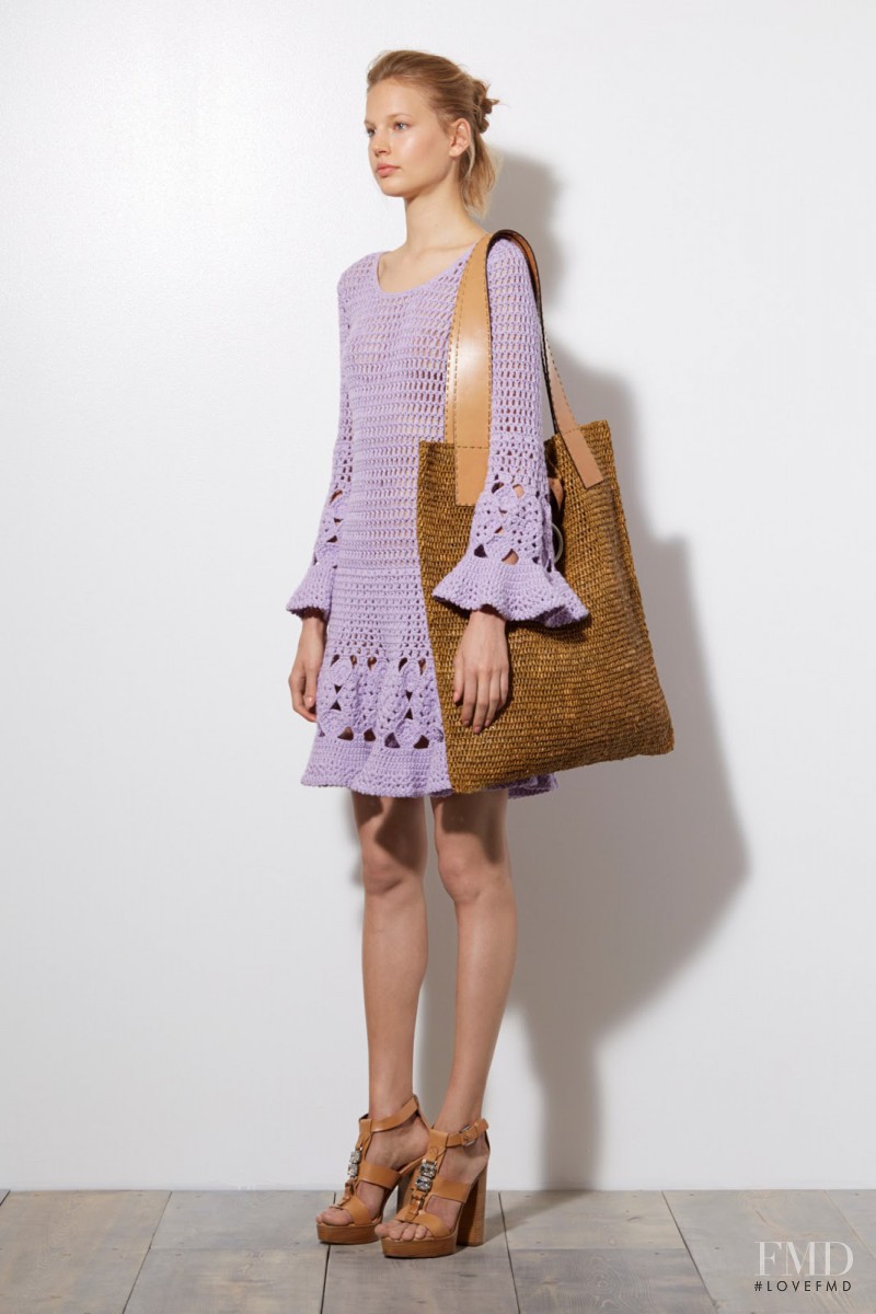 Elisabeth Erm featured in  the Michael Kors Collection fashion show for Resort 2015