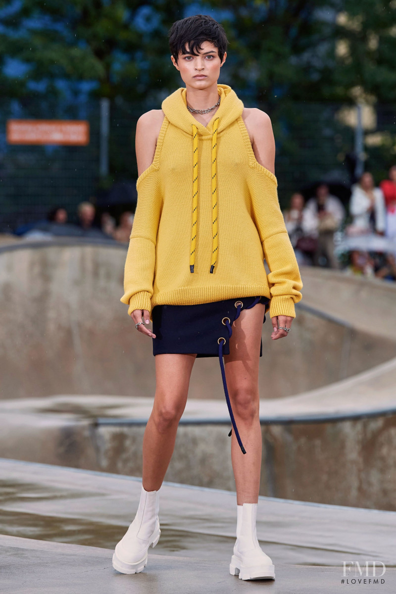 Isabella Emmack featured in  the Monse fashion show for Resort 2022