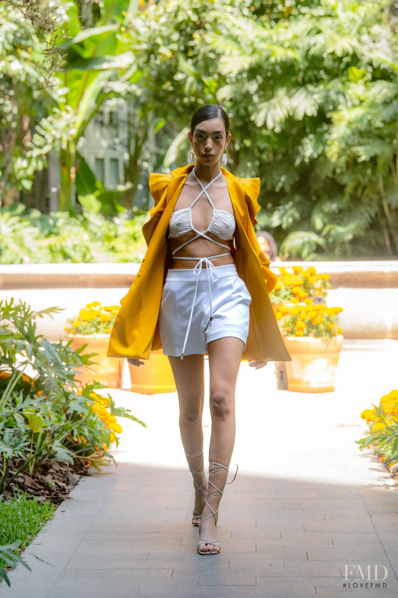 Sorachi Terrazas featured in  the Vero Diaz fashion show for Spring/Summer 2022