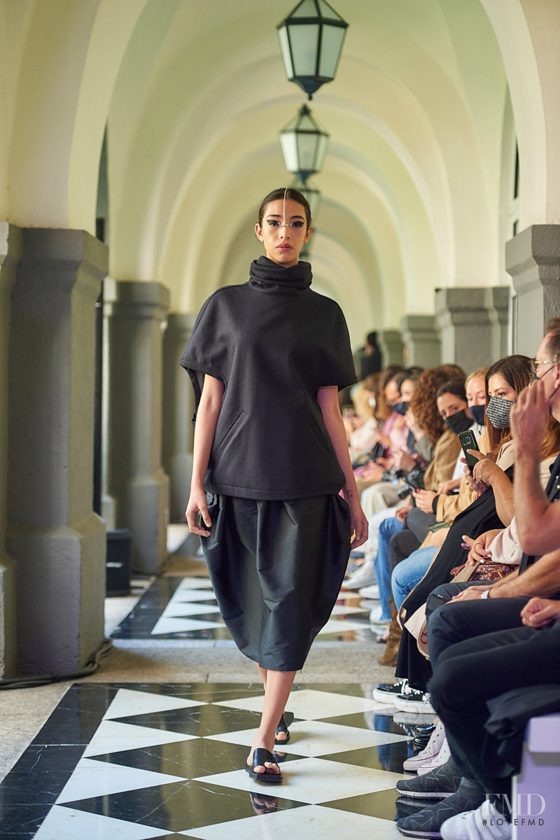 Sorachi Terrazas featured in  the Francisco Cancino fashion show for Autumn/Winter 2021