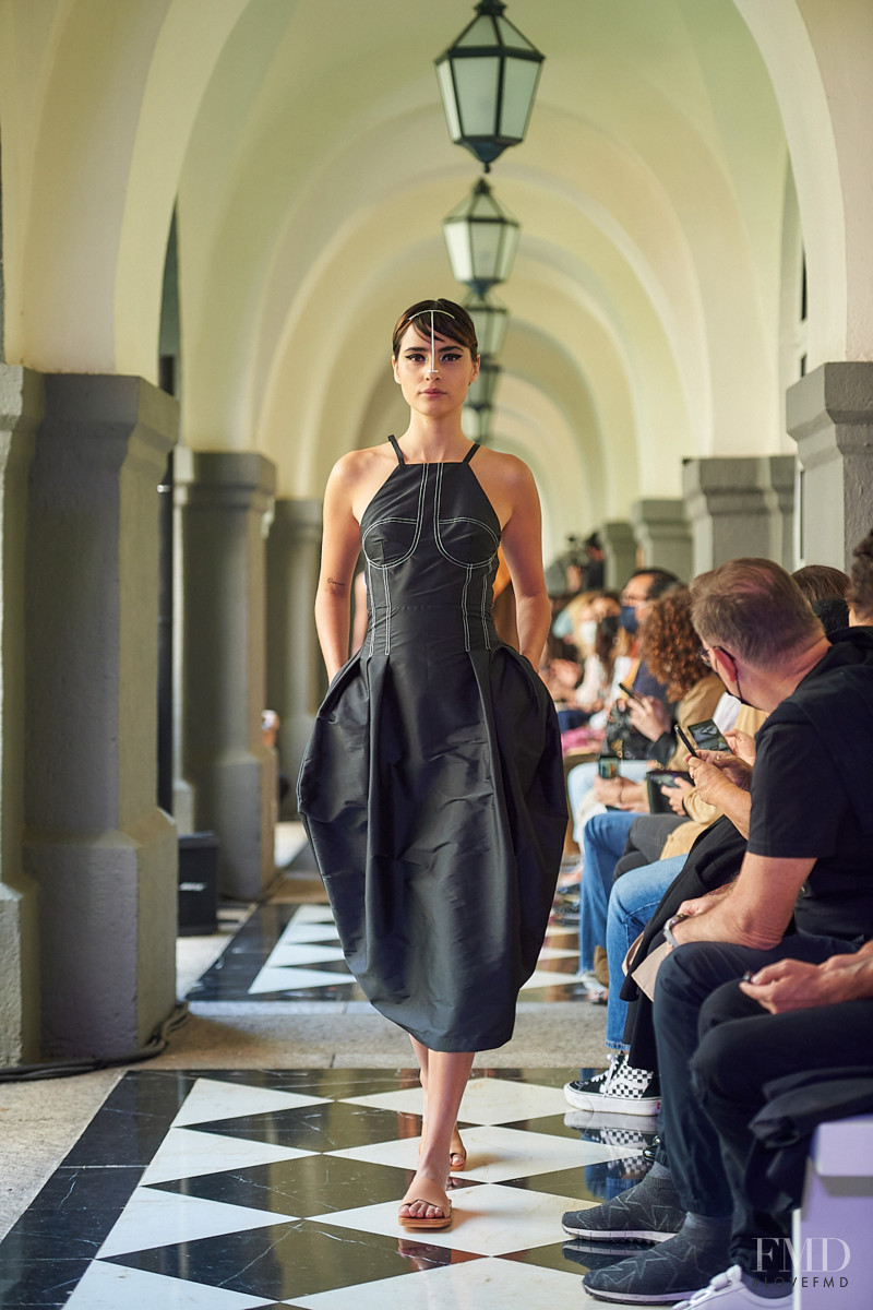 Zaira Gonzalez featured in  the Francisco Cancino fashion show for Autumn/Winter 2021