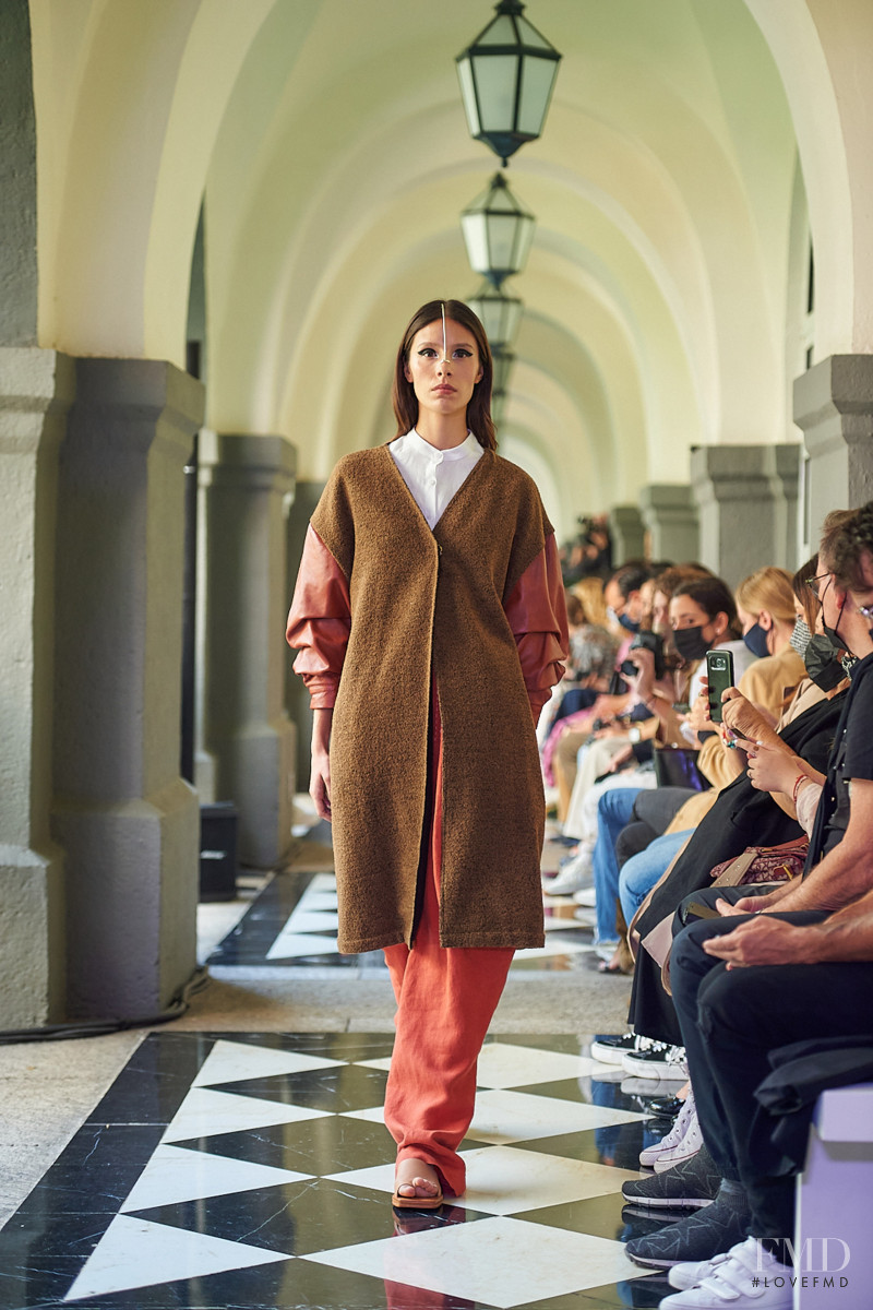 Iliana Ruiz featured in  the Francisco Cancino fashion show for Autumn/Winter 2021