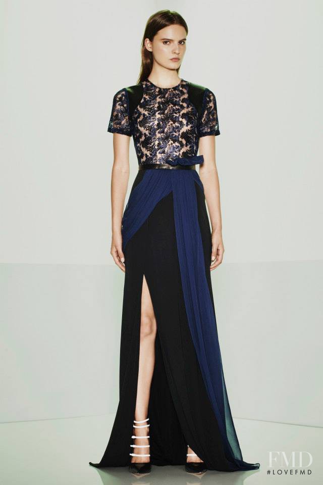 Tilda Lindstam featured in  the Prabal Gurung fashion show for Resort 2015