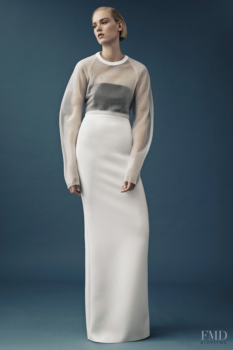 Charlene Hoegger featured in  the Mugler fashion show for Resort 2015