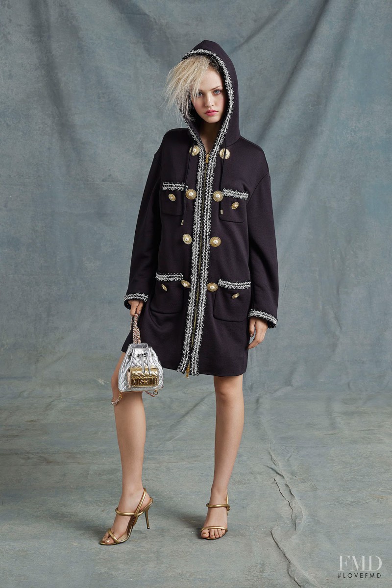 Charlotte Free featured in  the Moschino fashion show for Resort 2015