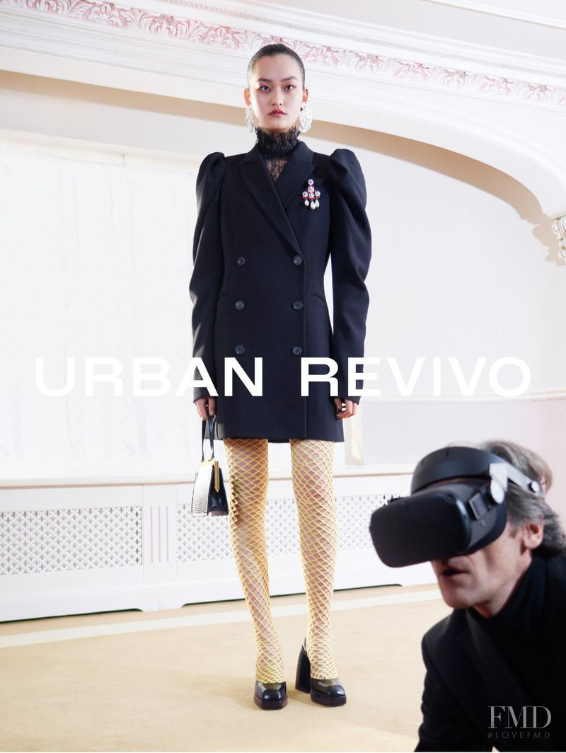 Xu Xiao Qian featured in  the Urban Revivo advertisement for Spring/Summer 2020