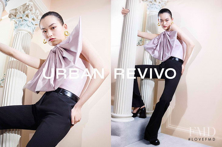 Xu Xiao Qian featured in  the Urban Revivo advertisement for Spring/Summer 2020