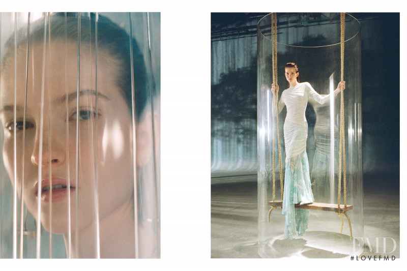 Polina Ivochkina featured in  the Urban Revivo Playgroung of the Future advertisement for Spring/Summer 2019