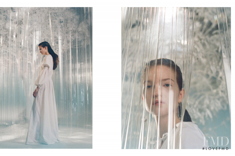 Polina Ivochkina featured in  the Urban Revivo Playgroung of the Future advertisement for Spring/Summer 2019
