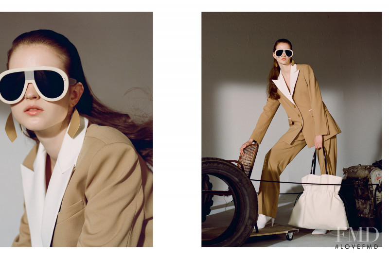 Polina Ivochkina featured in  the Urban Revivo Playgroung of the Future advertisement for Spring/Summer 2019