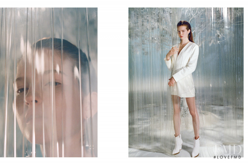 Polina Ivochkina featured in  the Urban Revivo Playgroung of the Future advertisement for Spring/Summer 2019