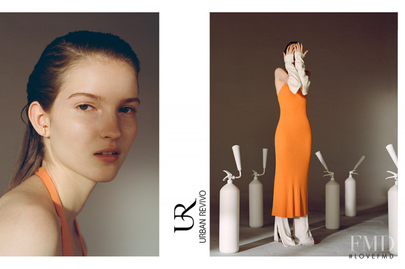 Polina Ivochkina featured in  the Urban Revivo Playgroung of the Future advertisement for Spring/Summer 2019