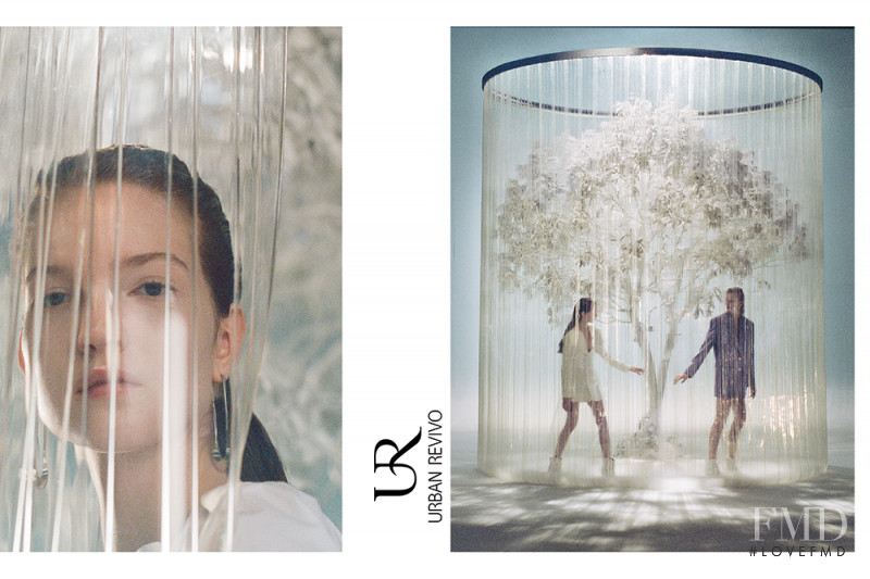 Leah Rodl featured in  the Urban Revivo Playgroung of the Future advertisement for Spring/Summer 2019