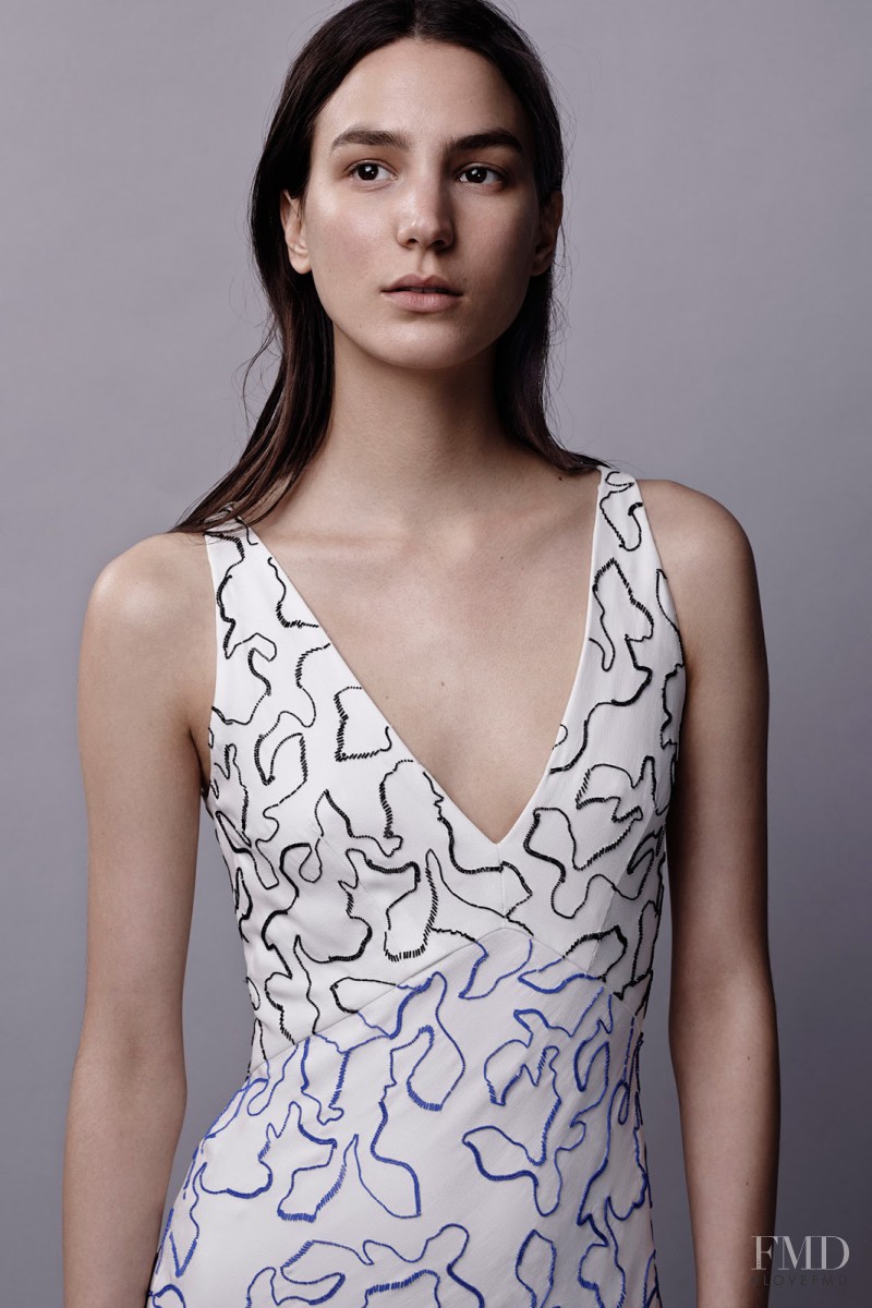 Mijo Mihaljcic featured in  the Narciso Rodriguez fashion show for Resort 2015