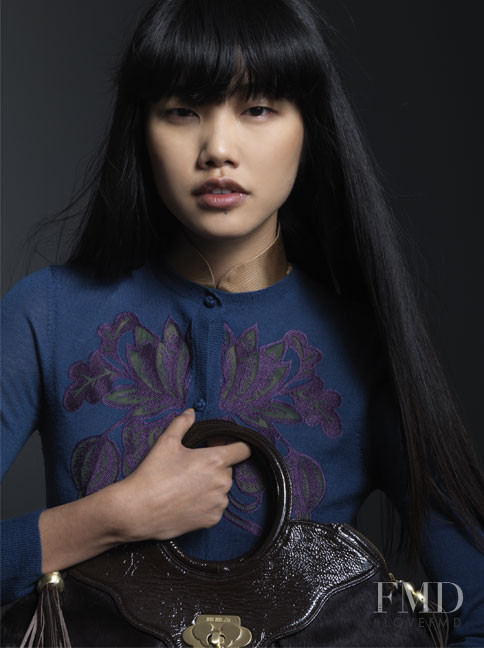 Liu Dan featured in  the Shanghai Tang lookbook for Autumn/Winter 2008