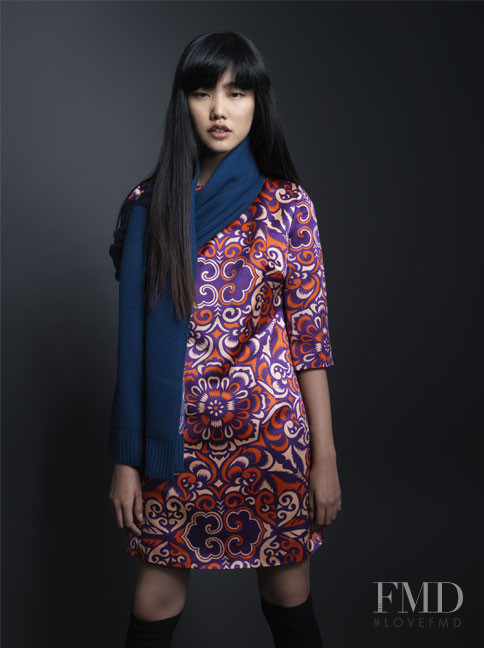 Liu Dan featured in  the Shanghai Tang lookbook for Autumn/Winter 2008