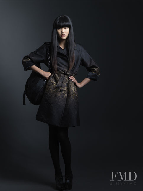 Liu Dan featured in  the Shanghai Tang lookbook for Autumn/Winter 2008