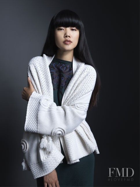 Liu Dan featured in  the Shanghai Tang lookbook for Autumn/Winter 2008