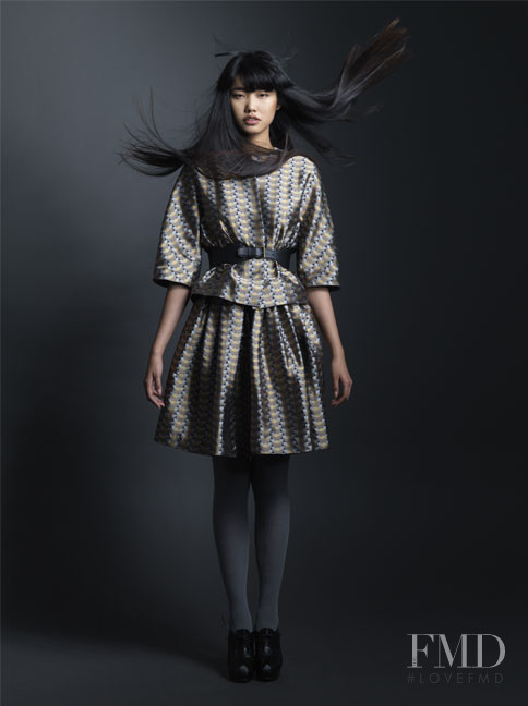 Liu Dan featured in  the Shanghai Tang lookbook for Autumn/Winter 2008