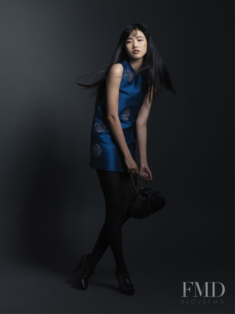 Liu Dan featured in  the Shanghai Tang lookbook for Autumn/Winter 2008