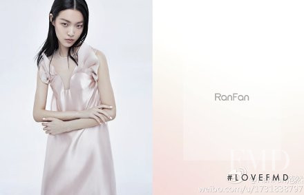 Tian Yi featured in  the RanFan advertisement for Spring/Summer 2014