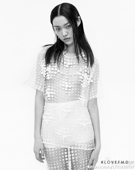 Tian Yi featured in  the RanFan advertisement for Spring/Summer 2014
