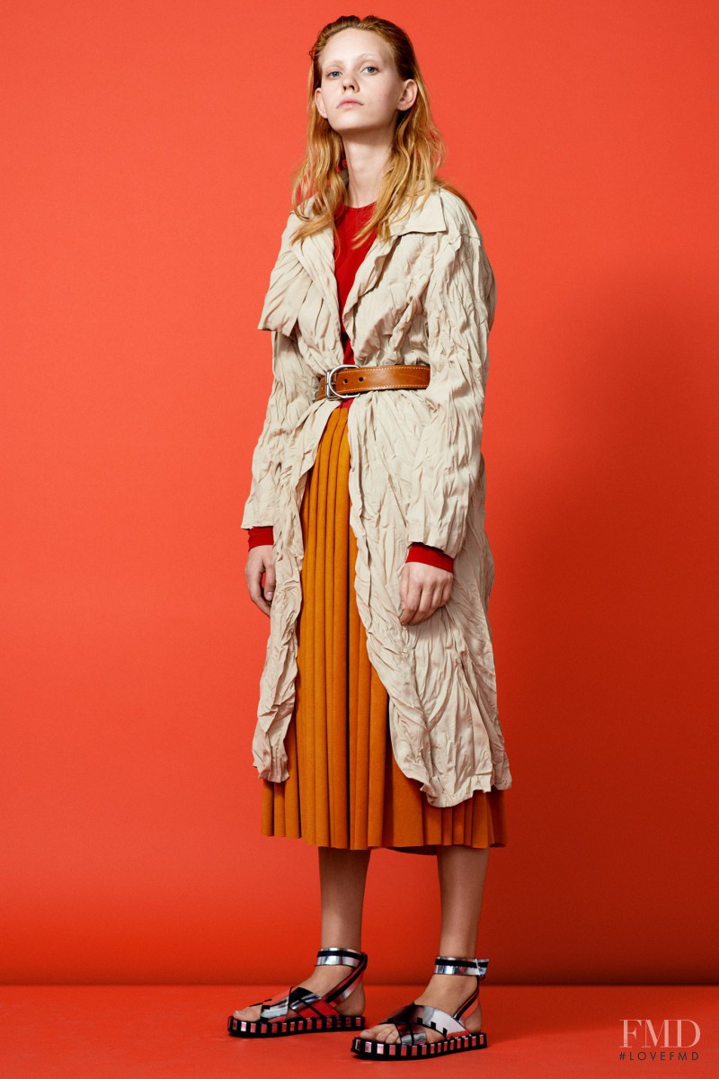 Charlotte Nolting featured in  the Acne Studios lookbook for Resort 2015