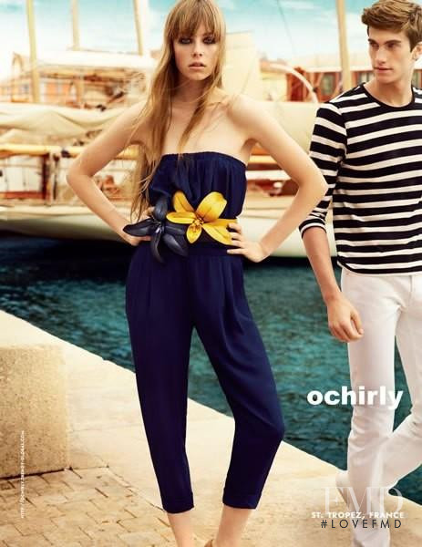 Edie Campbell featured in  the Ochirly advertisement for Spring/Summer 2012