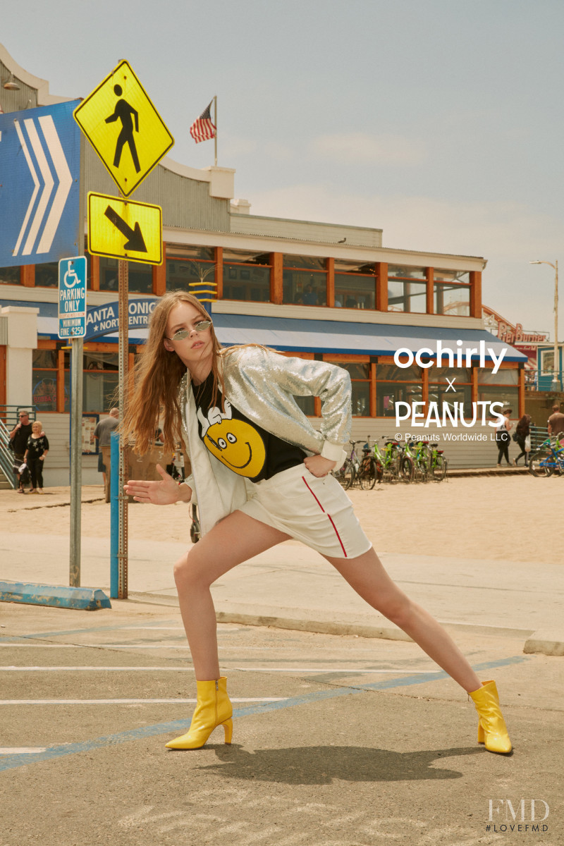 Ochirly x Peanuts advertisement for Spring/Summer 2018