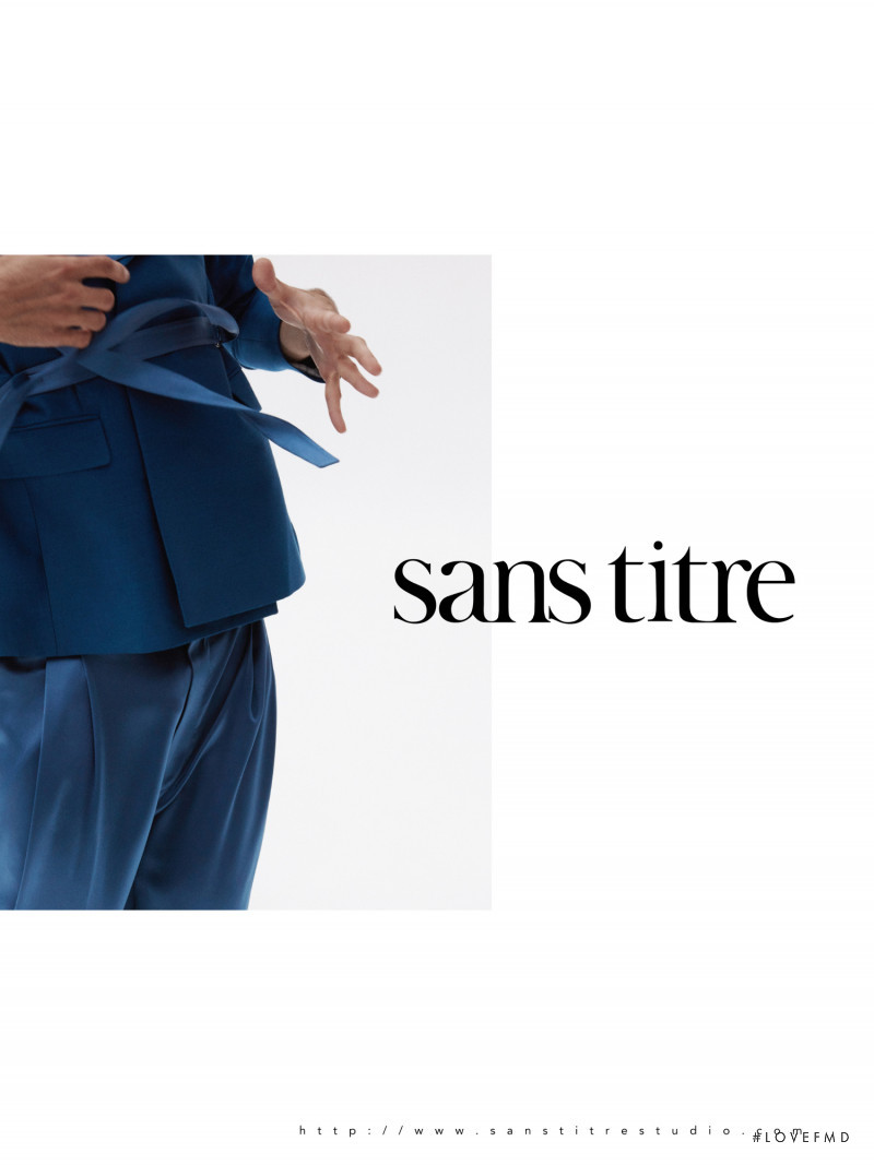 Sans Titre advertisement for Autumn/Winter 2016