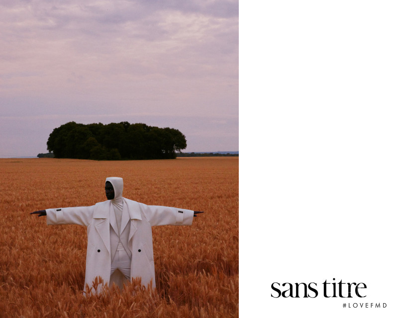 Alton Mason featured in  the Sans Titre advertisement for Autumn/Winter 2017