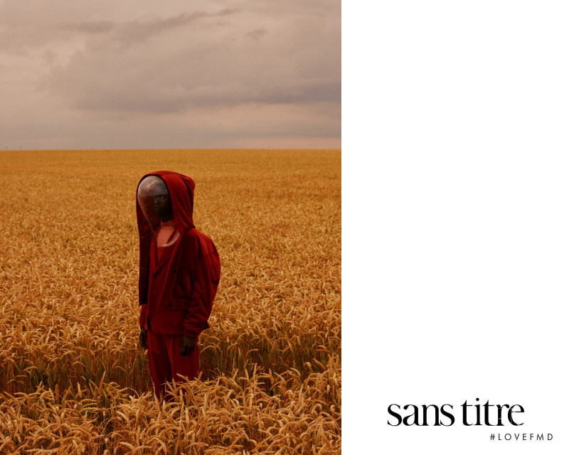 Alton Mason featured in  the Sans Titre advertisement for Autumn/Winter 2017