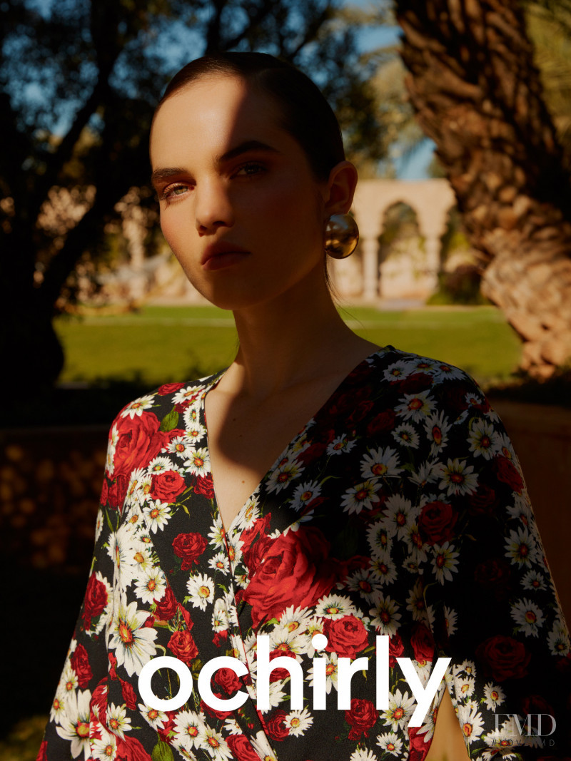 Lily Stewart featured in  the Ochirly Black Label advertisement for Spring/Summer 2019